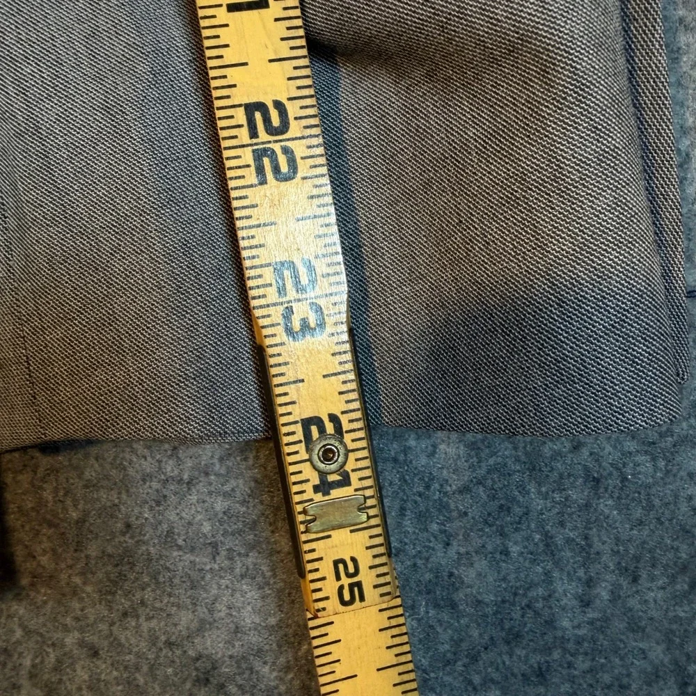 Nautica Mens 2 Piece Suit 38S W32 Light Grey Solid Active Bi-Stretch Modern Fit